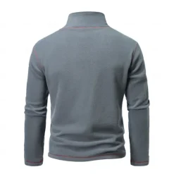 New OUKU Men's Quarter Zip Sweatshirt Black White Blue Green Dark Gray Standing Collar Plain Sports & Outdoor Sports Streetwear non-printing Designer Basic Casual Winter Clothing Apparel Hoodies Sweatshirts