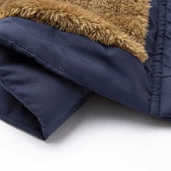 Outlet OUKU Men's Quilted Vest Daily Casual Fall & Winter Pocket Polyester Comfortable Solid Color Zipper Stand Collar Black Khaki Army Green Dark Blue Vest