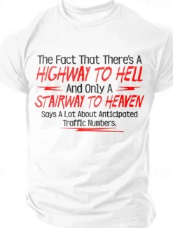 Discount OUKU Men's Quotes & Sayings Letter Printed Funny T Shirt Tee Top 100% Cotton Short Sleeve Graphic Shirt Light Heather Grey Black White Comfortable Tee Street Sports Outdoor Fashion Designer Clothing