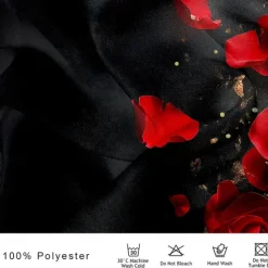 OUKU Men's Rose Floral / Flower Satin Shirt Dress Shirt Button Up Shirt Long Sleeve Fashion Casual Wedding Vacation Evening Party Summer Spring Turndown Collared Shirts 3D Print Yellow Red Blue Purple