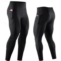 Clearance OUKU Men's Running Pants Compression Tights Leggings Pocket Elastic Waistband Leggings Outdoor Sports & Outdoor Athletic Fall Quick Dry Lightweight Soft Marathon Running Workout Tailored Fit Sportswear