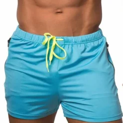 Discount OUKU Men's Running Shorts Athletic Shorts Drawstring with Phone Pocket Bottoms Sports & Outdoor Indoor Breathable Soft Quick Dry Gym Workout Running Walking Sportswear Activewear Solid Colored Black Red