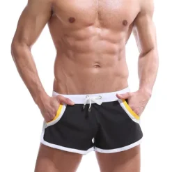 Discount OUKU Men's Running Shorts Athletic Shorts Gym Shorts Marathon One-third Shorts Retro Bottoms Athletic Summer Breathable Quick Dry Moisture Wicking Soft Fitness Gym Workout Running Sportswear Activewear