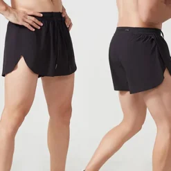 Sale OUKU Men's Running Shorts Athletic Shorts Drawstring Bottoms Athletic Breathable Quick Dry Moisture Wicking Fitness Running Active Training Sportswear Activewear Color Block Black Light Green Blue