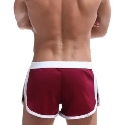 Hot OUKU Men's Running Shorts Athletic Shorts Drawstring Stripe-Trim Bottoms Athletic Athleisure Breathable Soft Quick Dry Fitness Gym Workout Marathon Sportswear Activewear Stripes Black / Orange Black White