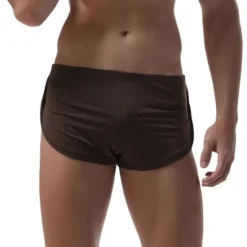 Online OUKU Men's Running Shorts Athletic Shorts Bottoms Athletic Athleisure Ice Silk Breathable Soft Quick Dry Fitness Gym Workout Marathon Sportswear Activewear Solid Colored Black White Red