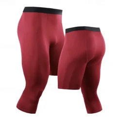 Outlet OUKU Men's Running Shorts Compression Shorts Pocket Elastic Waistband Leggings Outdoor Sports & Outdoor Athletic Quick Dry Soft Power Flex Marathon Running Workout Tailored Fit Sportswear Activewear Solid