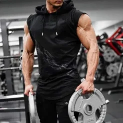 Online OUKU Men's Running Tank Top Workout Tank Sleeveless Tee Tshirt Athletic Spandex Breathable Moisture Wicking Soft Running Active Training Walking Sportswear Activewear Graphic Black Burgundy