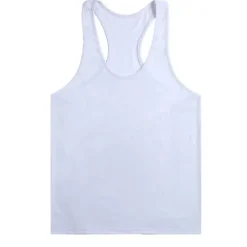 Outlet OUKU Men's Running Tank Top Workout Tank Vest / Gilet Summer Cotton Breathable Quick Dry Moisture Wicking Fitness Gym Workout Bodybuilding Sportswear Activewear Black White Yellow