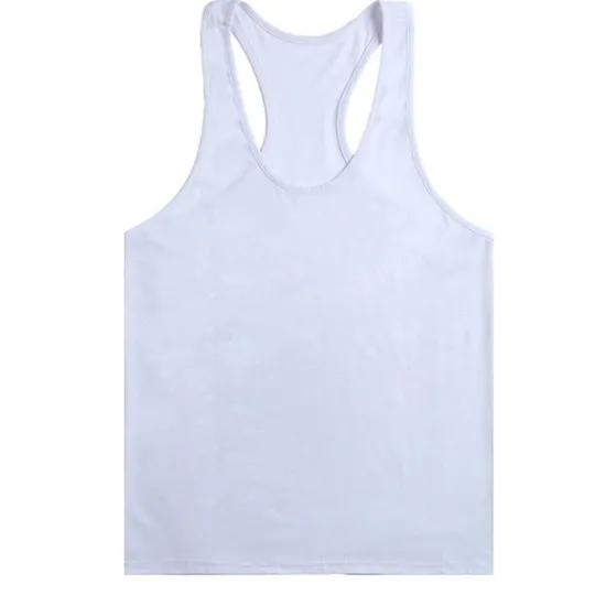 Outlet OUKU Men's Running Tank Top Workout Tank Vest / Gilet Summer Cotton Breathable Quick Dry Moisture Wicking Fitness Gym Workout Bodybuilding Sportswear Activewear Black White Yellow