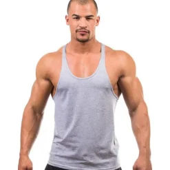 Outlet OUKU Men's Running Tank Top Workout Tank Vest / Gilet Summer Cotton Breathable Quick Dry Moisture Wicking Fitness Gym Workout Bodybuilding Sportswear Activewear Black White Yellow