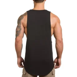 Sale OUKU Men's Running Tank Top Workout Tank Sleeveless Vest / Gilet Summer Cotton Breathable Quick Dry Yoga Fitness Running Sportswear Activewear Black White Green