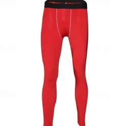 Clearance OUKU Men's Running Tights Leggings Compression Tights Leggings Patchwork Base Layer Outdoor Sports & Outdoor Athletic Fall Quick Dry Soft Compression Sweat wicking Power Flex Marathon Running Workout