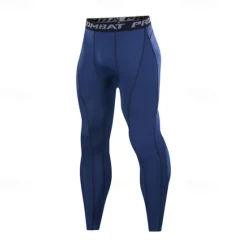 New OUKU Men's Running Tights Leggings Compression Tights Leggings Patchwork Base Layer Outdoor Sports & Outdoor Athletic Fall Quick Dry Soft Compression Sweat wicking Power Flex Marathon Running Workout