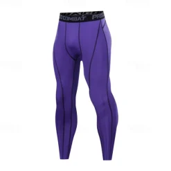 New OUKU Men's Running Tights Leggings Compression Tights Leggings Patchwork Base Layer Outdoor Sports & Outdoor Athletic Fall Quick Dry Soft Compression Sweat wicking Power Flex Marathon Running Workout