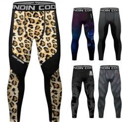 Outlet OUKU Men's Running Tights Leggings Compression Tights Leggings Patchwork Base Layer Outdoor Sports & Outdoor Athletic Fall Quick Dry Soft Compression Sweat wicking Power Flex Marathon Running Workout