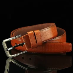 OUKU Men's Sashes Belt Men's belt Waist Belt Black White PU Leather Alloy Modern Contemporary Solid / Plain Color Daily Wear Vacation Casual Daily