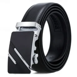 Best OUKU Men's Sashes Belt Men's belt Waist Belt Silver Wine Red PU Leather Alloy Modern Contemporary Solid / Plain Color Daily Wear Vacation Casual Daily