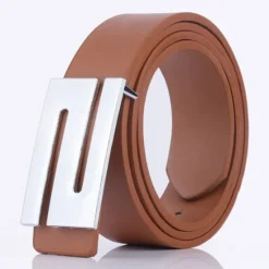 Clearance OUKU Men's Sashes Belt Men's belt Waist Belt PU Leather Alloy Modern Contemporary Solid / Plain Color Vacation Daily Wear Casual Daily Black