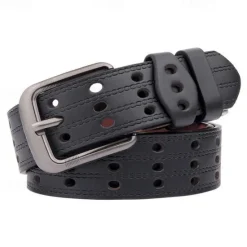 Sale OUKU Men's Sashes Belt Men's belt Waist Belt PU Leather Alloy Modern Contemporary Solid / Plain Color Vacation Daily Wear Casual Daily Apricot