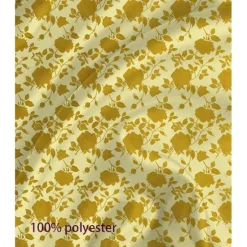 Hot OUKU Men's Satin Shirt Dress Shirt Button Up Shirt Floral Formal Vacation Yellow Blue Long Sleeve Turndown Summer Spring Clothing Apparel Buttons