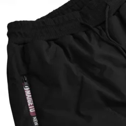 Outlet OUKU Men's Sherpa Fleece Pants Sweatpants Winter Pants Trousers Pocket Drawstring Elastic Waist Plain Comfort Breathable Outdoor Daily Going out Fashion Casual / Sporty Black Black Straight Leg
