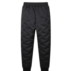 Discount OUKU Men's Sherpa Joggers Winter Pants Trousers Casual Pants Pocket Drawstring Elastic Waist Plain Waterproof Warm Daily Streetwear Fashion Chic & Modern Black Black Straight Leg Micro-elastic