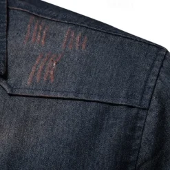 Discount OUKU Men's Shirt Casual Shirt Button Up Shirt Denim Shirt Plain Vacation Daily Light Blue Black Dark Navy Blue Long Sleeve Collar Winter Spring & Fall Clothing Apparel Front Pocket