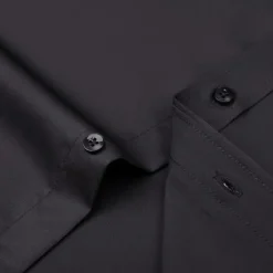 Discount OUKU Men's Shirt Dress Shirt Button Up Shirt Plain Wedding Daily Light Pink Black White Dark Navy Long Sleeve Turndown Spring & Fall Clothing Apparel Patchwork