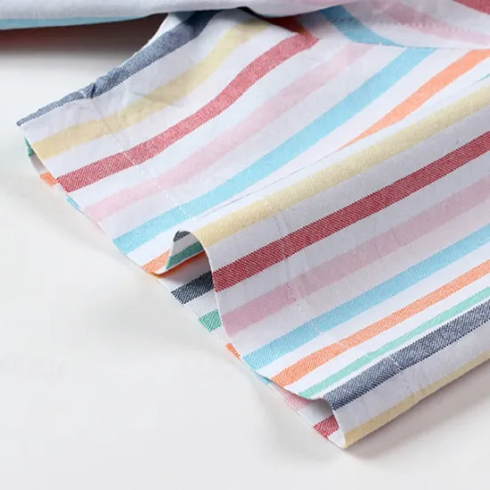 New OUKU Men's Shirt Dress Shirt Button Up Shirt Stripes Wedding Party Blue Green Light Sky Blue Short Sleeve Lapel Summer Spring Clothing Apparel Pocket