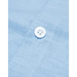 OUKU Men's Shirt Dress Shirt Casual Shirt Long Sleeve Solid Color Turndown Formal Button Clothing Apparel Daily Blue