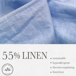 Outlet OUKU Men's Shirt Graphic Hawaiian Fashion Casual Linen Shirt Button Up Shirt Short Sleeve Daily Hawaiian Vacation Spring & Fall Lapel Print Blue Green Gray 55%Flax 45%cotton