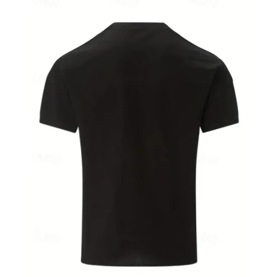 Online OUKU Men's Shirt Linen Shirt Band Collar Shirt Summer Shirt Beach Wear Button Up Shirt Plain Casual Daily Black White Yellow Blue Short Sleeve Collar Summer Clothing Apparel