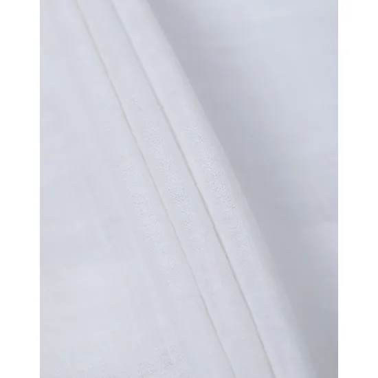 Sale OUKU Men's Shirt Linen Shirt Band Collar Shirt Summer Shirt Beach Wear Button Up Shirt Plain Vacation Curise Black White Blue Orange Short Sleeve Band Collar Summer Clothing Apparel