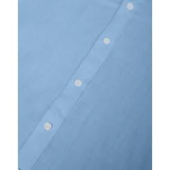 New OUKU Men's Shirt Linen Shirt Band Collar Shirt Summer Shirt Beach Wear Button Up Shirt Plain Vacation Curise Black White Blue Orange Short Sleeve Band Collar Summer Clothing Apparel