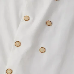 Best OUKU Men's Shirt Linen Shirt Band Collar Shirt Summer Shirt Beach Wear Button Up Shirt Plain Casual Daily Black White Blue Long Sleeve Band Collar Spring & Summer Clothing Apparel