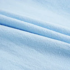New OUKU Men's Shirt Linen Shirt Cotton Linen Shirt White Cotton Shirt Summer Shirt Beach Shirt Plain Vacation Hawaiian White Light Green Blue Long Sleeve Lapel Spring & Fall Clothing Apparel