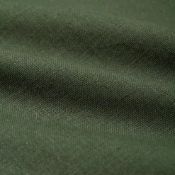 Sale OUKU Men's Shirt Linen Shirt Cuban Collar Shirt Black Blue Brown Green Short Sleeve Solid Color Spring & Summer Street Daily Clothing Apparel