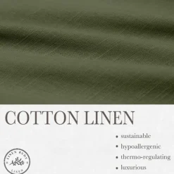 Sale OUKU Men's Shirt Linen Shirt Cuban Collar Shirt Black Blue Brown Green Short Sleeve Solid Color Spring & Summer Street Daily Clothing Apparel