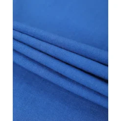 Clearance OUKU Men's Shirt Linen Shirt Guayabera Shirt Band Collar Shirt Popover Shirt Summer Shirt Plain Vacation Curise White Royal Blue Khaki Light Blue Short Sleeve Collar Summer Clothing Apparel