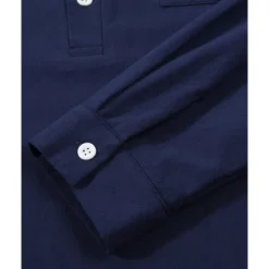 Discount OUKU Men's Shirt Linen Shirt Popover Shirt Casual Shirt Cotton Shirt Plain Vacation Hawaiian Black White Pink Navy Blue Long Sleeve Band Collar Spring Fall Clothing Apparel