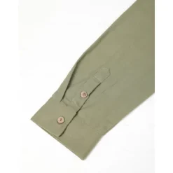 Hot OUKU Men's Shirt Linen Shirt Summer Shirt Beach Shirt White Blue Brown Long Sleeve Plain Hooded Spring & Summer Casual Daily Clothing Apparel