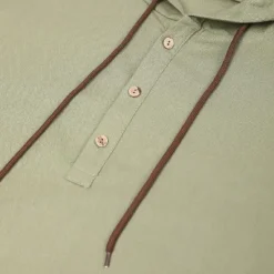 New OUKU Men's Shirt Linen Shirt Summer Shirt Beach Wear Plain Vacation Curise White Red Blue Brown Long Sleeve Hooded Spring & Summer Clothing Apparel
