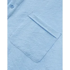OUKU Men's Shirt Popover Shirt Summer Shirt Casual Shirt Button Up Shirt Black White Blue Green khaki Short Sleeve Classic Solid / Plain Color Band Collar Henley Vacation Hawaiian Buckle Clothing Apparel