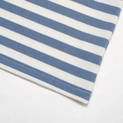 Hot OUKU Men's Shirt Striped Horizontal Stripes Casual Cable Knit Polo Short Sleeve Outdoor Causal Casual Summer Print Turndown Blue Micro-elastic 48% cotton, 48% polyester, 4% spandex Black