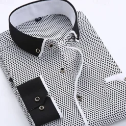 Discount OUKU Men's Shirt Summer Shirt Casual Shirt Beach Shirt Button Up Shirt White Burgundy Navy Blue +Gray Long Sleeve Graphic Square Vacation Hawaiian Button-Down Clothing Apparel Polyester Fashion Black