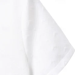 Outlet OUKU Men's Shirt Summer Shirt Casual Shirt Beach Shirt Button Up Shirt Short Sleeve Solid / Plain Color Lapel Vacation Hawaiian Clothing Apparel Polyester Fashion Casual Comfortable White