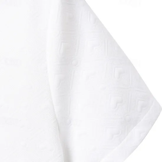 Outlet OUKU Men's Shirt Summer Shirt Casual Shirt Beach Shirt Button Up Shirt Short Sleeve Solid / Plain Color Lapel Vacation Hawaiian Clothing Apparel Polyester Fashion Casual Comfortable White