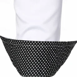 Outlet OUKU Men's Shirt Summer Shirt Casual Shirt Beach Shirt Collared Shirt Button Up Shirt Black White Red Long Sleeve Polka Dot Lapel Vacation Hawaiian Pocket Clothing Apparel Polyester Fashion Casual