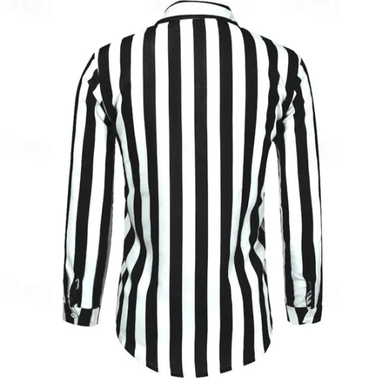 Sale OUKU Men's Shirt Summer Shirt Casual Shirt Beach Shirt Button Up Shirt Striped Shirts Black Blue Gray Long Sleeve Stripes Turndown Vacation Hawaiian Button-Down Clothing Apparel Polyester Fashion Casual